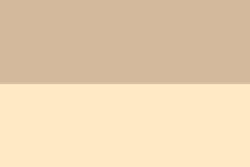 beige flag divided horizontally into a darker beige top stripe and lighter beige stripe