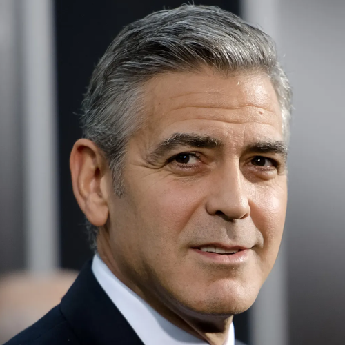 A light-skinned man with gray hair